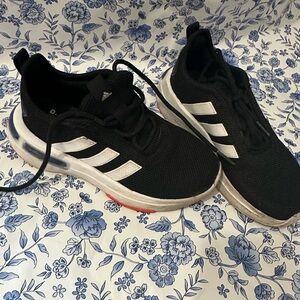 Adidas Black and White Running Shoes